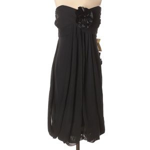 NWT Niki Livas Sleeveless Black Party Dress 9/10